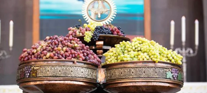 Blessing of Grapes