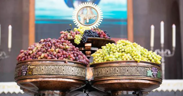 Blessing of Grapes